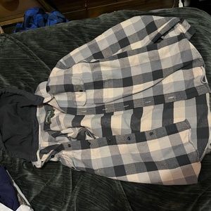 American eagle flannel coat
